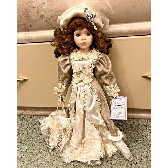 Cathay Depot Collection Moira Porcelain Doll Limited Edition - Picture 1 of 7